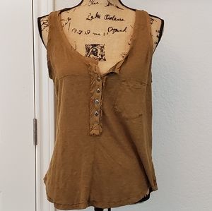 Free People linen tank